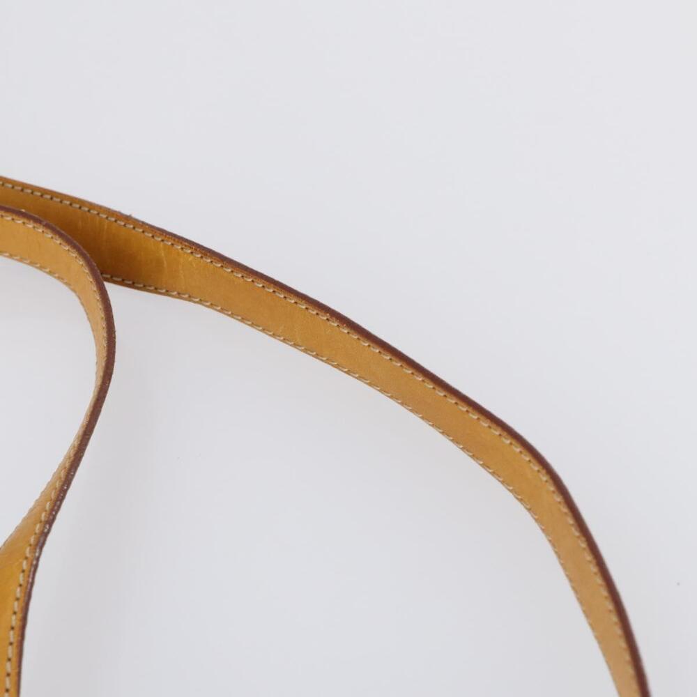 CELINE Macadam Canvas Hand Bag PVC Leather 2way Brown Gold Auth 154376 - Picture 14 of 16